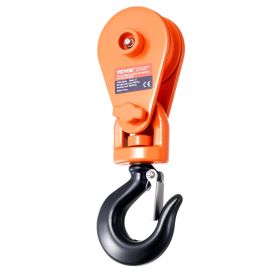 VEVOR 2 Ton Snatch Block with Swivel Hook, 3" Sheave 3/8" Inch Wire Rope