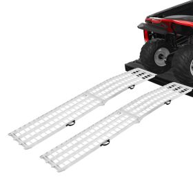 VEVOR Aluminum Ramps, 2000 lbs, 2Pcs Heavy-duty Ramps with Wider Ramp Surface, Universal Stable Loading Ramp with Handles, Fit for ATV, UTV