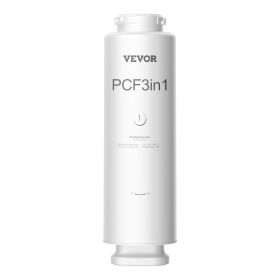 VEVOR PCF Replace Filter, 6-layer PCF Composite Water Filter Replacement, PCF Composite Filter, Reduces Chlorine & Odor