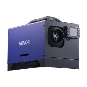 VEVOR Diesel Heater, 8KW, DC 12V/24V, All in One Portable Diesel Air Heater with Remote Control and LCD Display, Fast Heating Low Noise