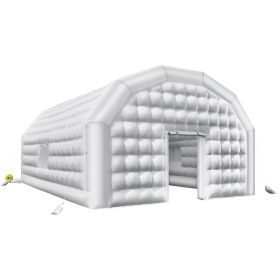 VEVOR Inflatable Nightclub, 26.2 x 19.7 x 13.1 ft Inflatable Party Tent with 1100W Blower & Sandbag, Blow up Night Club with 2 Windows