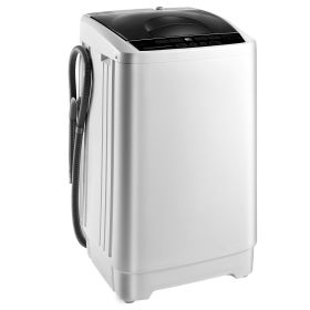 VEVOR Portable Washing Machine, Portable Washer 1.3 cu.ft with LED Display, Stainless Steel Drum, 8 Wash Programs & 6 Adjustable Water Levels