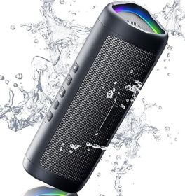 Bluetooth Speaker Stocking Stuffers for Men Women Teens Boys Girls: Portable Wireless, IPX5 Waterproof, White Elephant Gifts for Adults