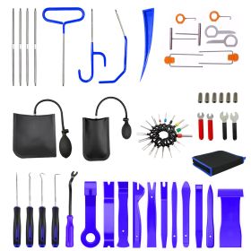 Trim Removal Kit, 63 automatic Trim removal Kit, Plastic panel fastener Removal Kit
