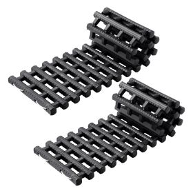 VEVOR 7 TON Traction Boards with TPR Material, Recovery Boards for Off-road Vehicles/Cars/Pickups/SUVs/RVs, Pair Tire Traction Mats on Snow, Sand