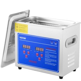 VEVOR Ultrasonic Cleaner with Digital Timer & Heater, Professional Ultra Sonic Jewelry Cleaner