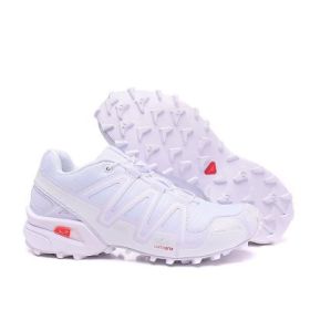 Men's Shoes Off-road Running Shoes Solomon Travel Hiking Shoes Hiking Boots (Option: White-44)