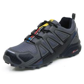 Outdoor Hiking Shoes Men's Casual Hiking Shoes (Option: Grey-39)