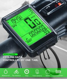 Bike Bicycle Speedometer Cycle Digital Odometer Computer Waterproof LCD Wireless (Version: Wireless)