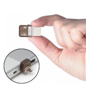 Dual Port Micro USB Flash Storage Memory Drive (GB Size: 16GB)