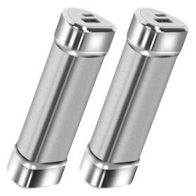 2 Packs 10000mAh Split-Magnetic Handwarmers 2 in 1 Portable Electric Pocket Heater Power Bank Portable Charger with 3 Heating Levels for Camping (Color: silver)